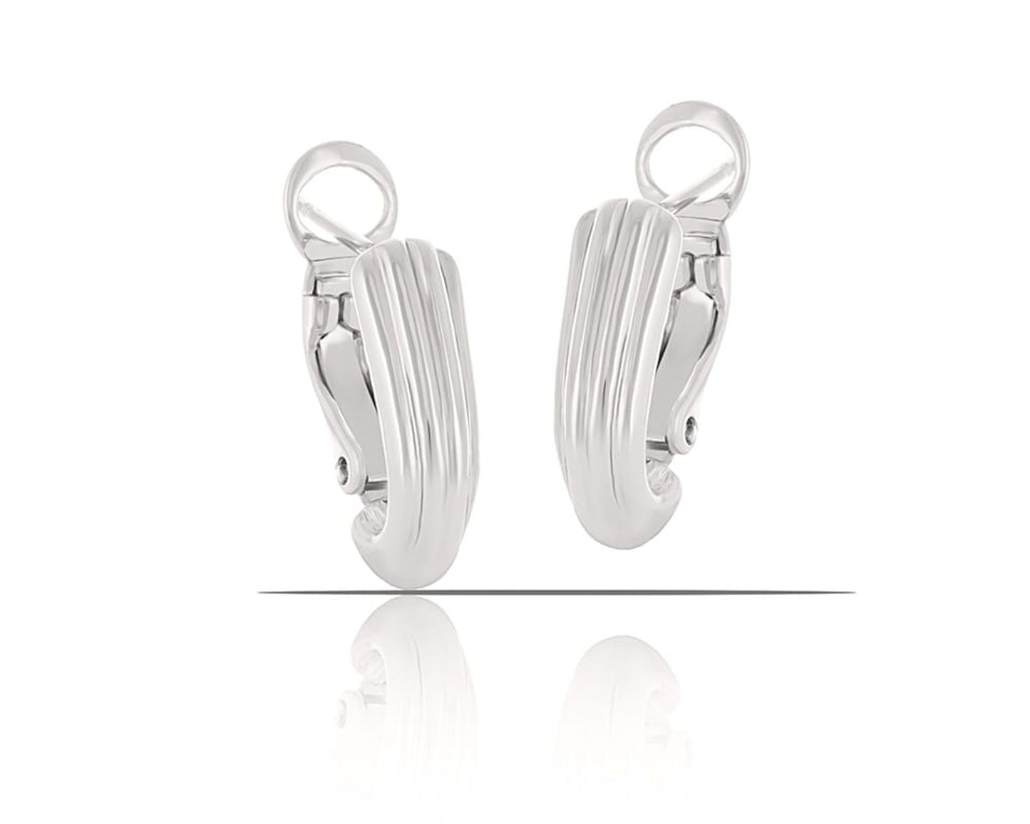 "Rubber earrings from the Classic collection (P14673AG)"