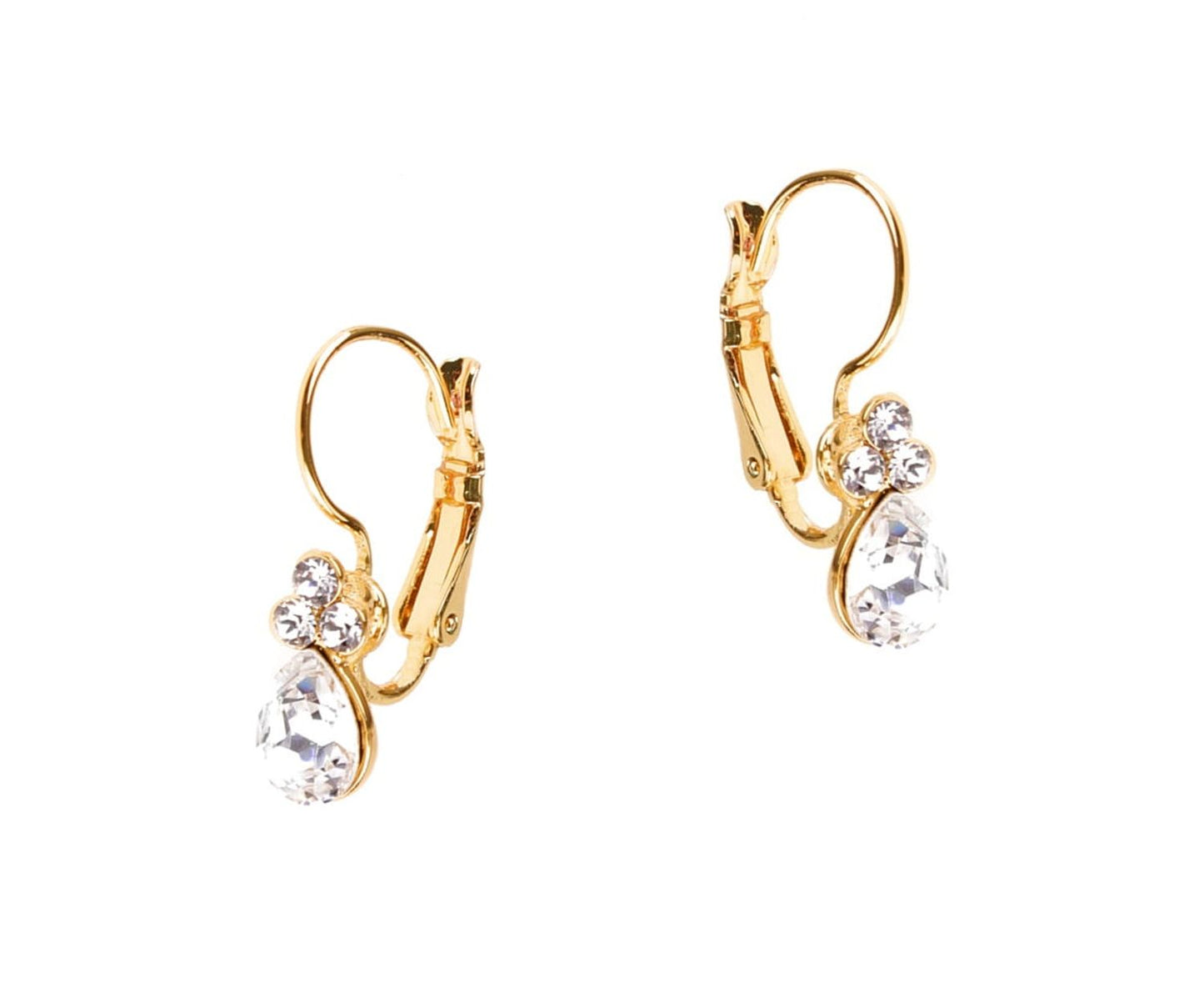 "Earrings with crystal and rhinestones (P13595/1AU)"