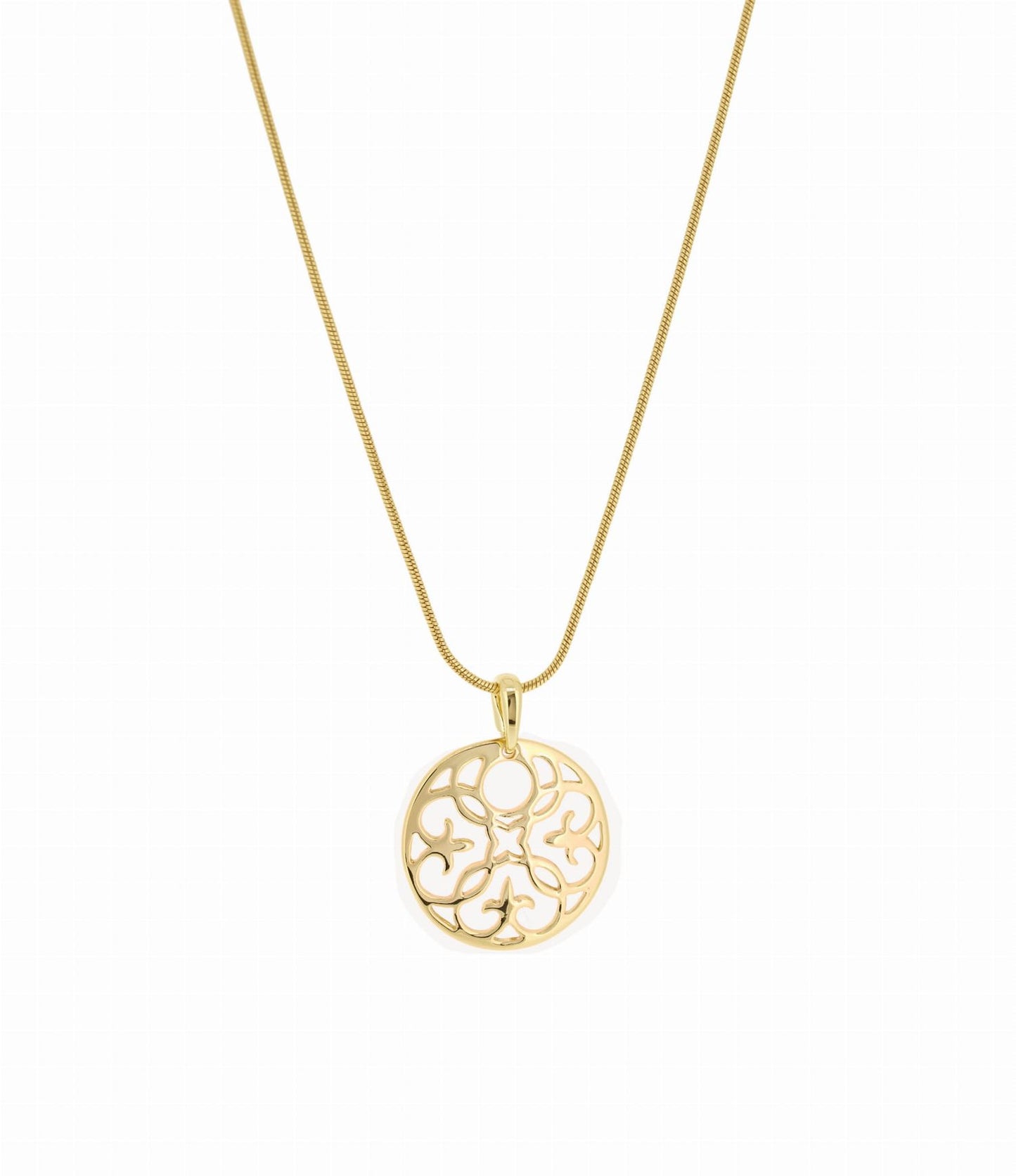 "Necklace with small rosette (C13556AU)"