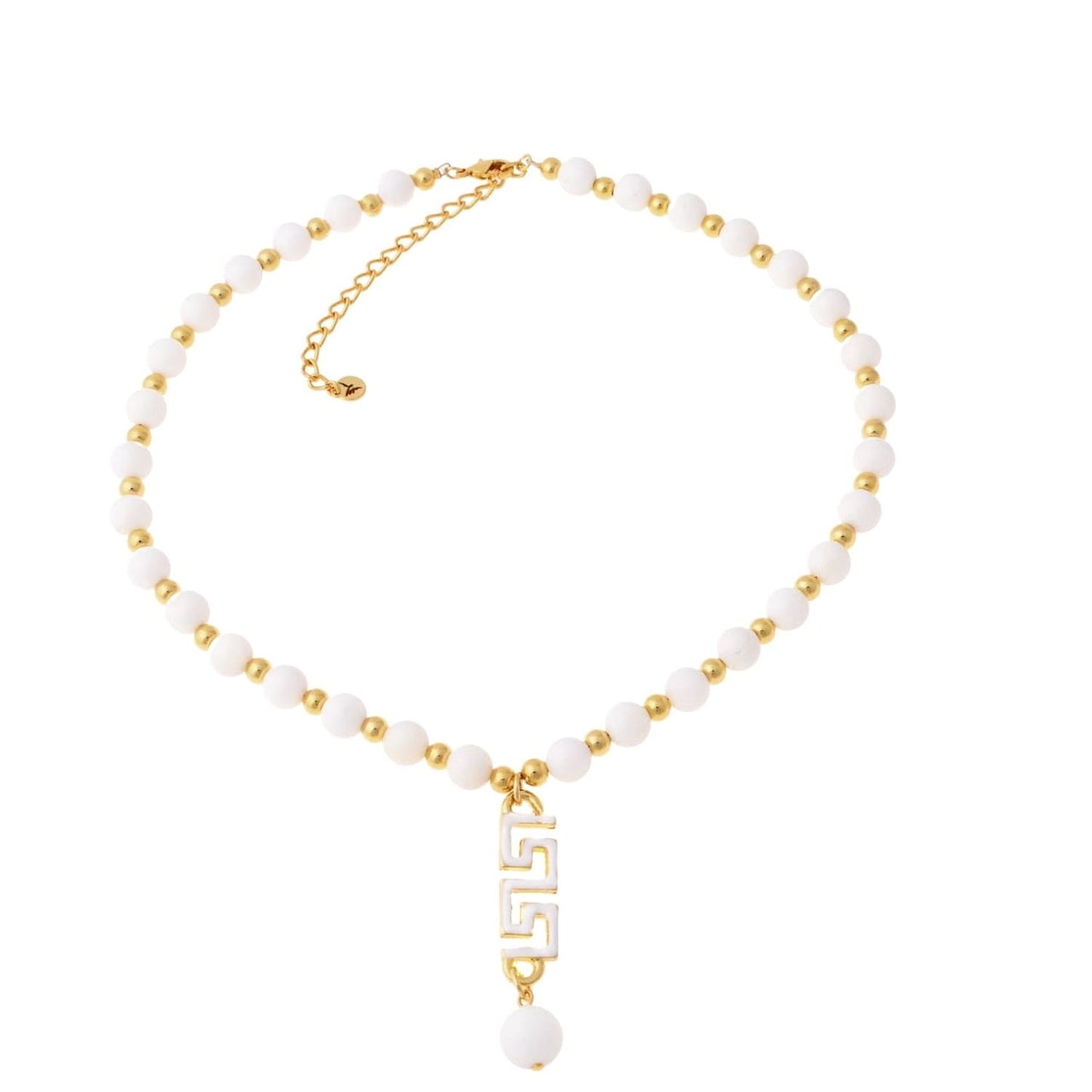 "Necklace with onyx and enamel (C22/LAT/18AU)"