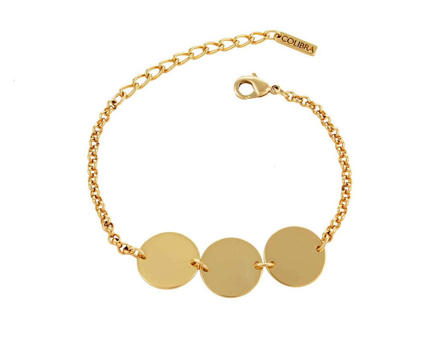 "Bracelet with plated beads (B23/JES/36AU)"
