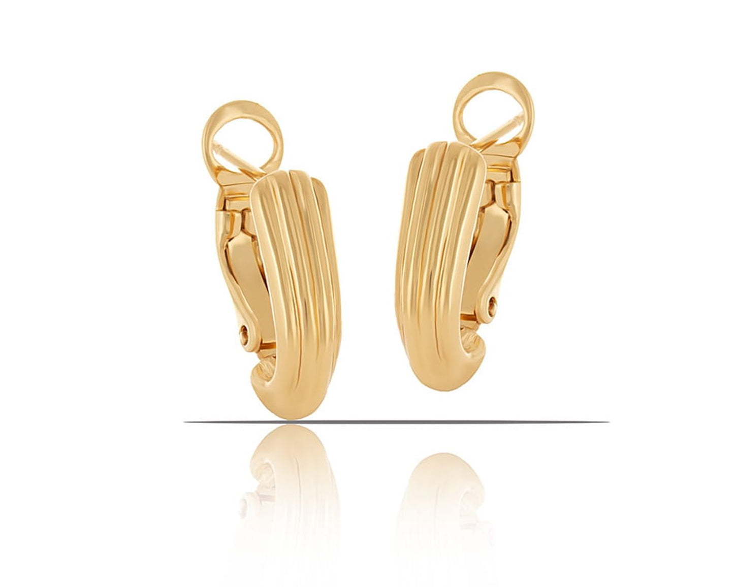 "Rubber earrings from the Classic collection (P14673AU)"