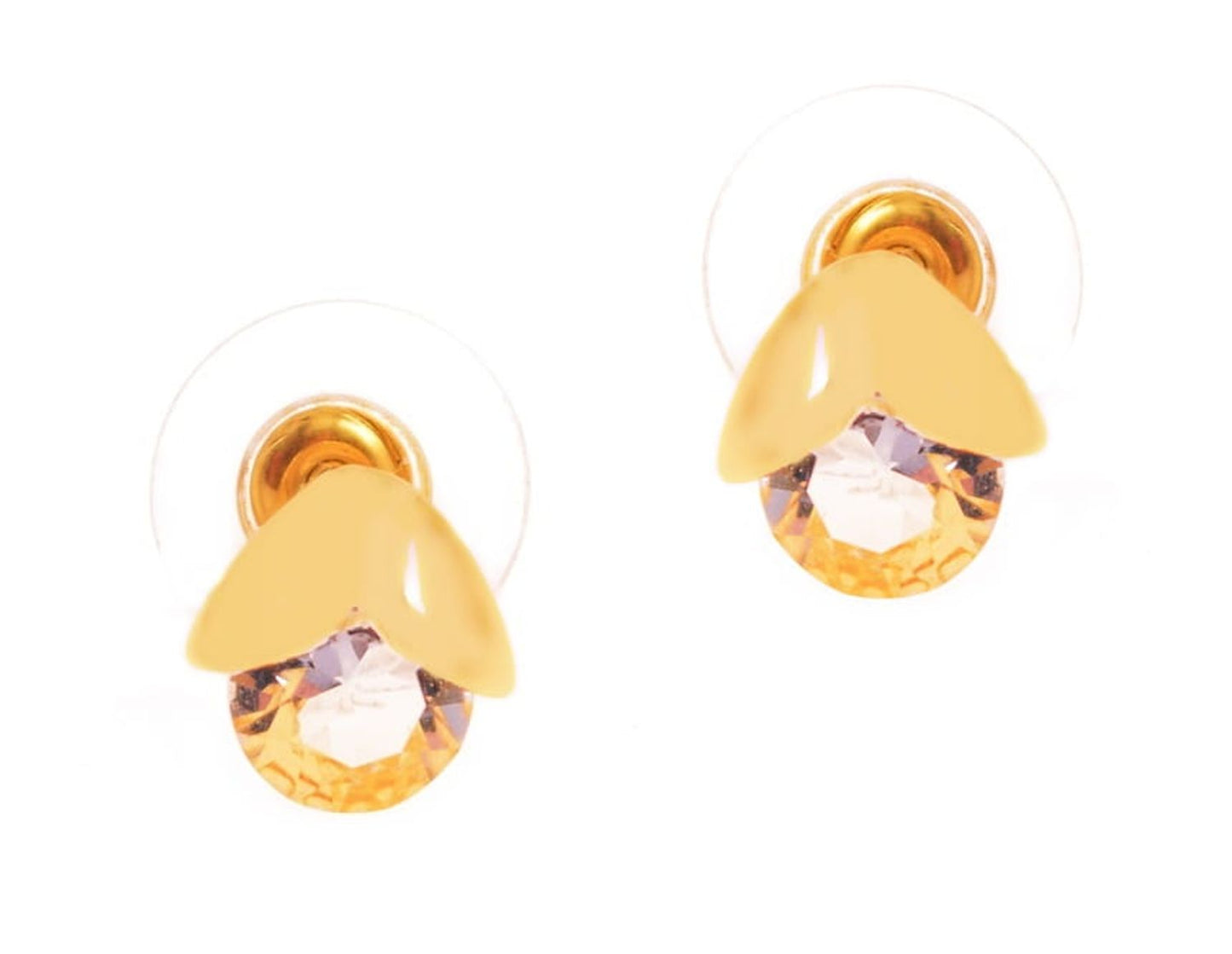 "Crystal Earrings Under the Cap (P11720AU)"