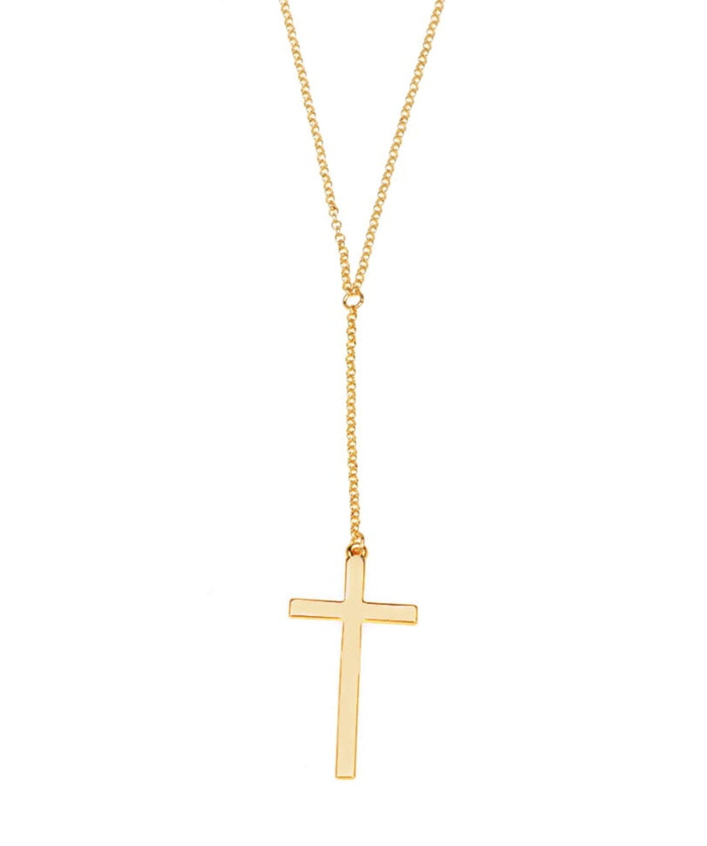 "Thin necklace with a cross from the Heavenly collection (C15/ROZ/18AU)"