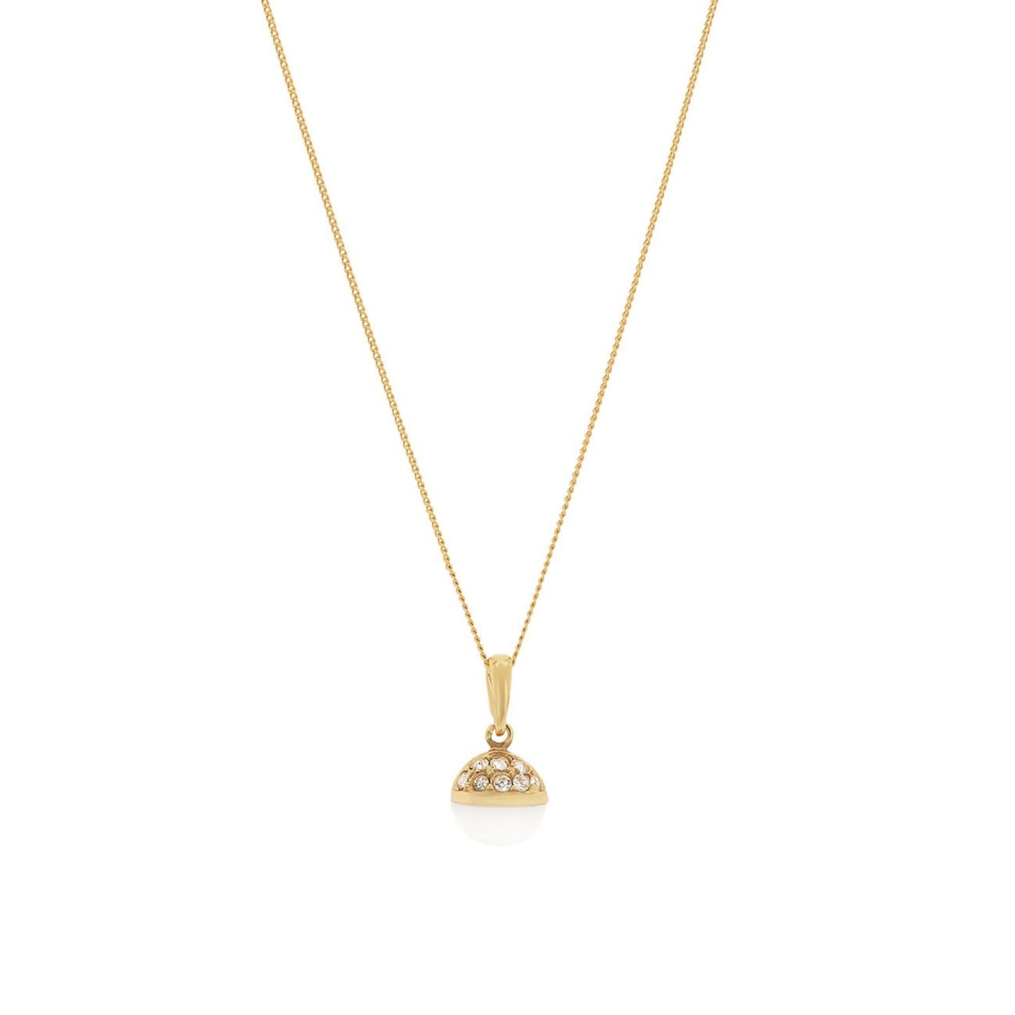 "Necklace with crystals from the Wedding Dream collection (C8879AU)"