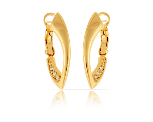 "Earrings with crystals from the Classic collection (P10281AU)"