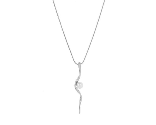 "Pearl pendant necklace from the Classic collection (C9786AG)"