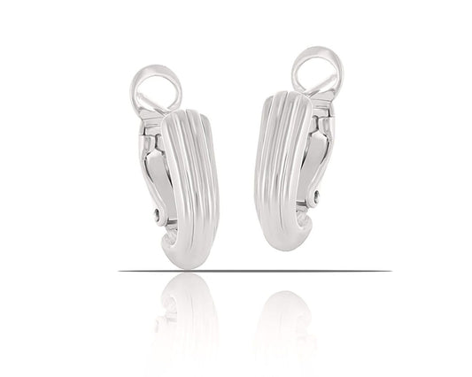 "Rubber earrings from the Classic collection (P14673AG)"