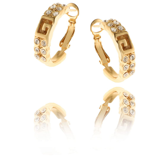 "Preciosa Crystal Earrings (P23/LAT/26Au)"
