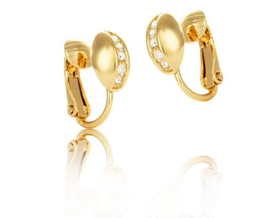 "Classic Preciosa crystal clips from the Classic collection (E12082AU)"