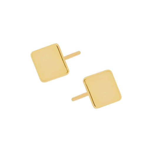 "Tiny square earrings (P15010AU)"
