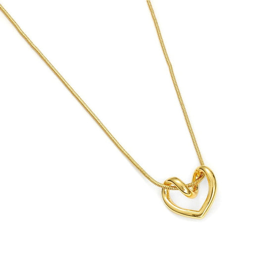 "Wrapped Heart Necklace (C8674AU)"