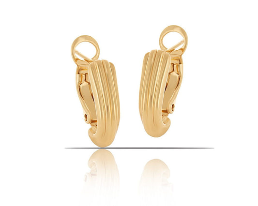 "Rubber earrings from the Classic collection (P14673AU)"