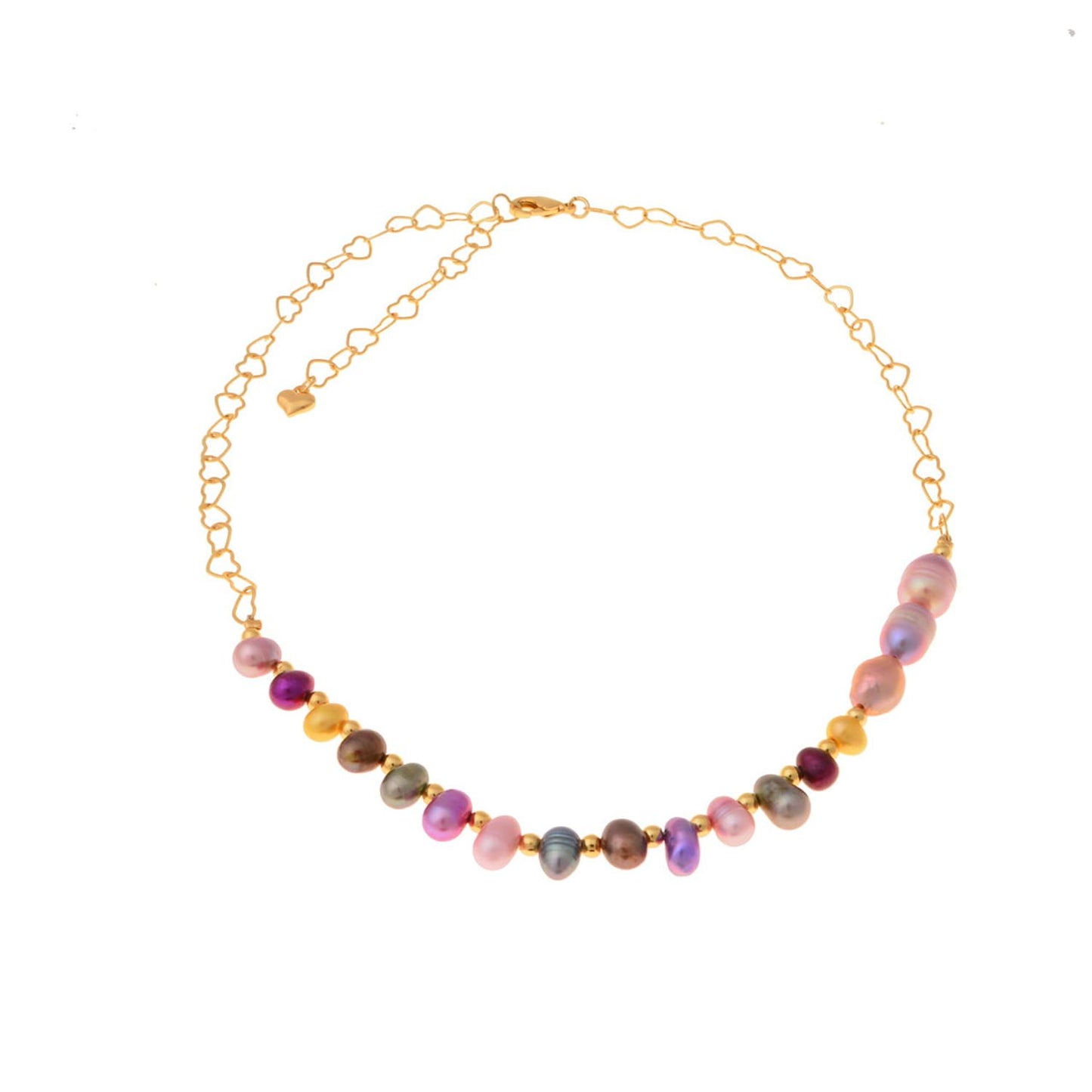 "Necklace with colorful pearls (C22/ADA/01AU)"
