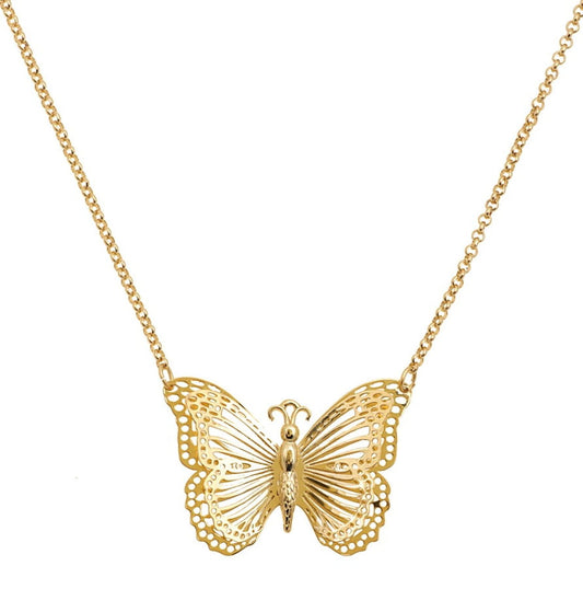 "Large Butterfly Necklace (C21/WIO/41AU)"