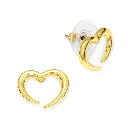 "Partial Heart Earrings (P10146AU)"