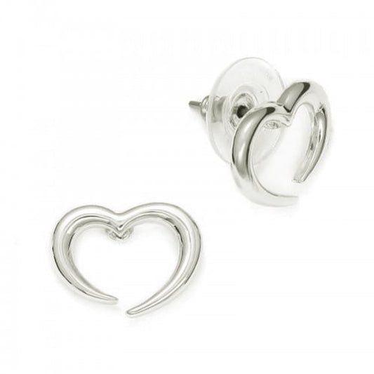"Partial Heart Earrings (P10146AG)"
