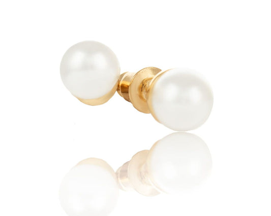 "Pearl stud earrings (P3981/2AU)"