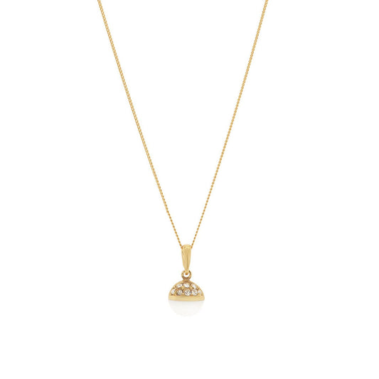 "Necklace with crystals from the Wedding Dream collection (C8879AU)"