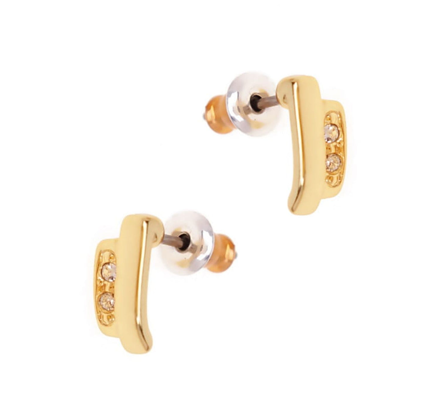 "Doorknob earrings with crystals (P9937AU)"