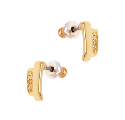 "Doorknob earrings with crystals (P9937AU)"